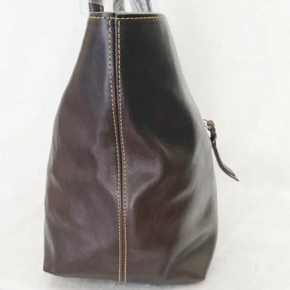 Nwt Dooney & Bourke Florentine Leather Medium Russel Tote Bag - Picture 5 of 13